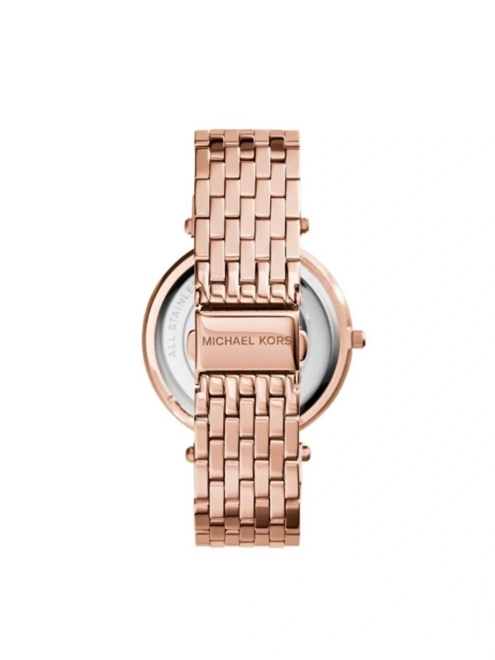 Michael Kors Rose Gold Crystal Bezel Women's Bracelet Watch